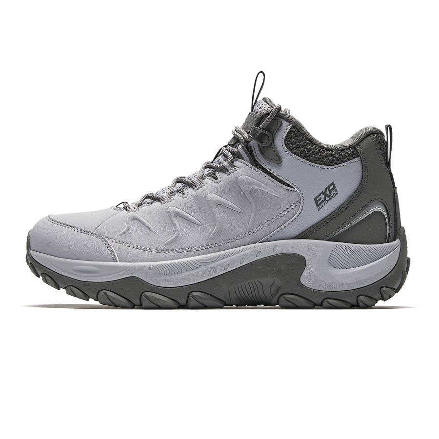 Anta Textile, Synthetic Leather Low top Outdoor Shoes Women's Gray