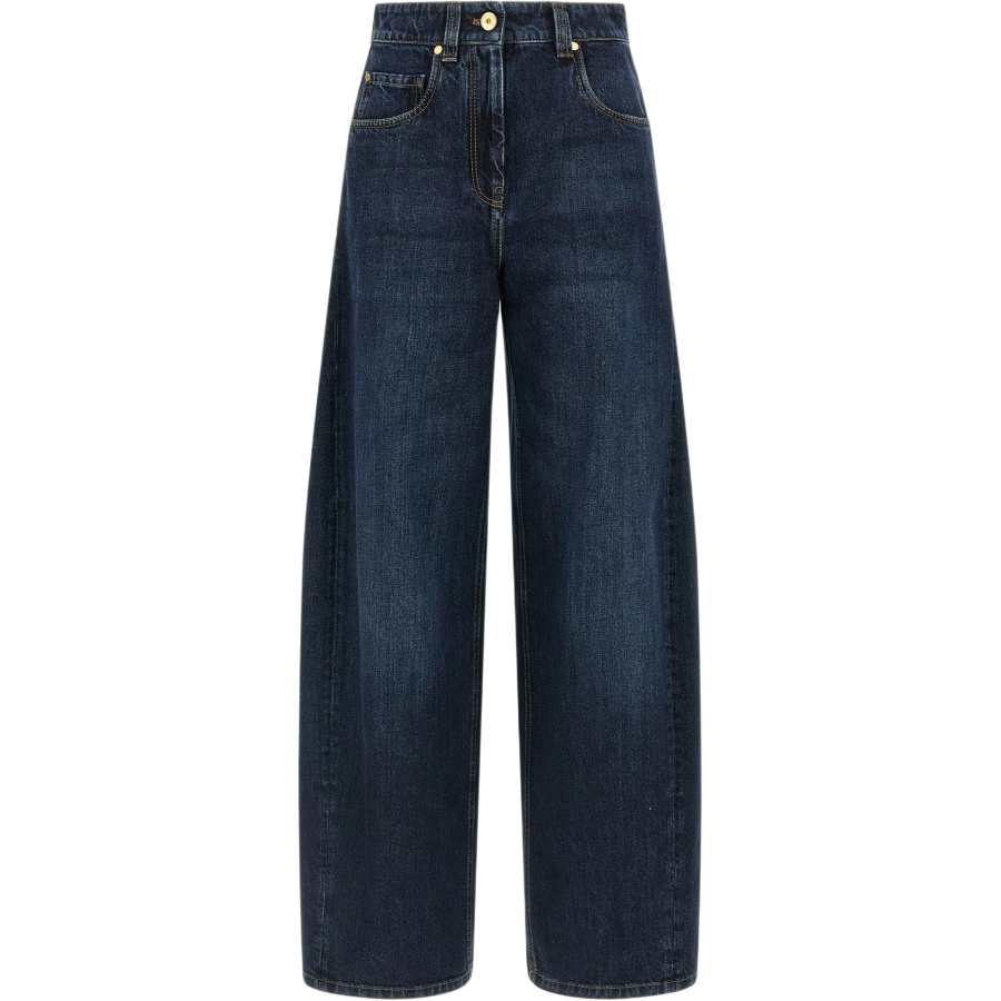 Brunello Cucinelli Mid-Waisted Wide-Leg Jeans