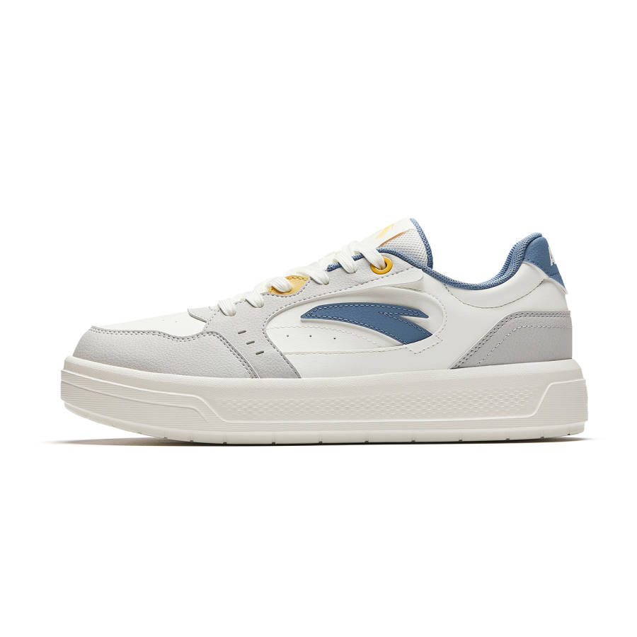 Anta Light Breeze 2 Skateboard Shoes Men's White Gray Blue