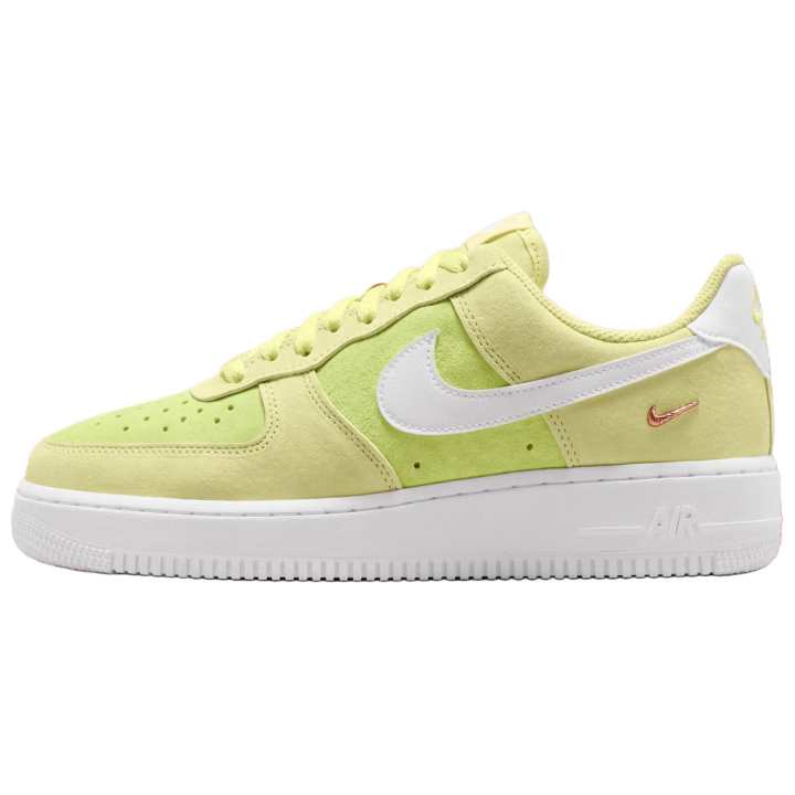 Nike Nike Air Force 1 Low top Skateboard Shoes Unisex Yellow Green