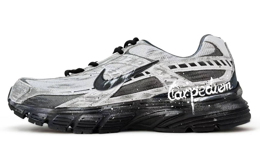 Nike Nike Initiator Mesh, Leather Abrasion Resistant Low top Casual City Commuting Running Shoes Men's Gray