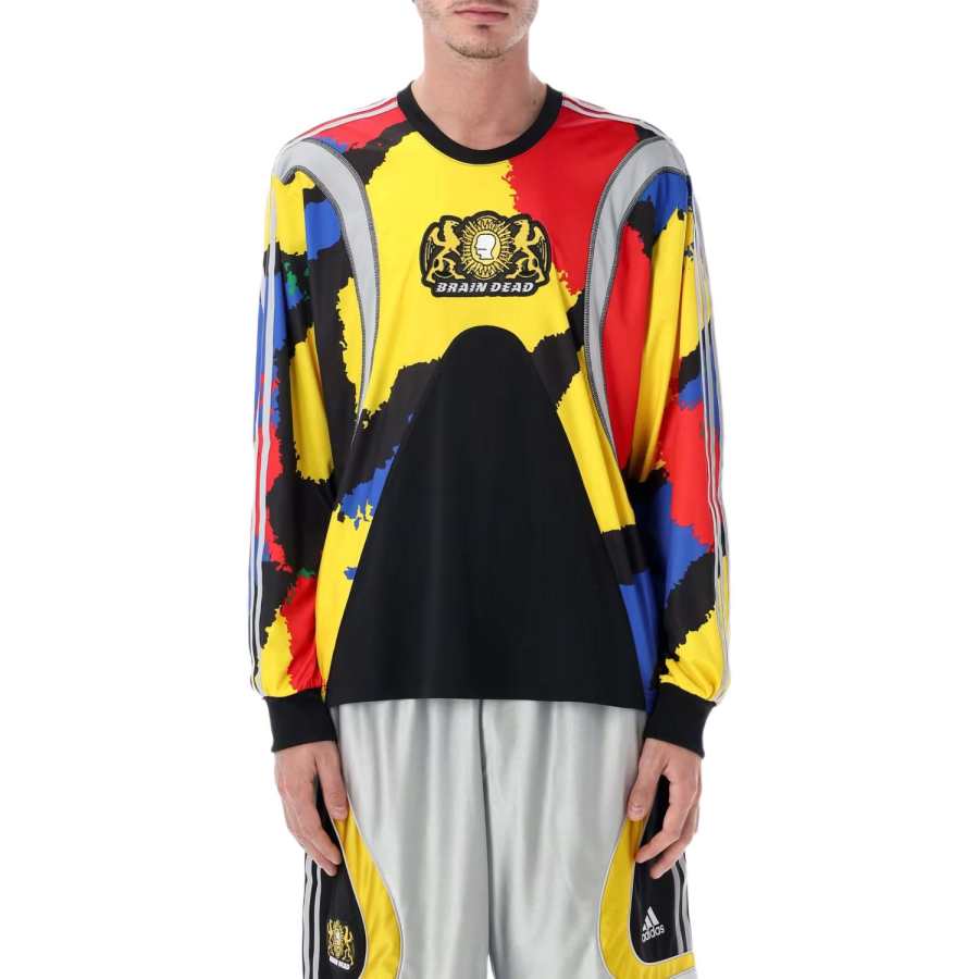 Adidas Originals X Brain Dead Graphic Printed Long Sleeved T-Shirt