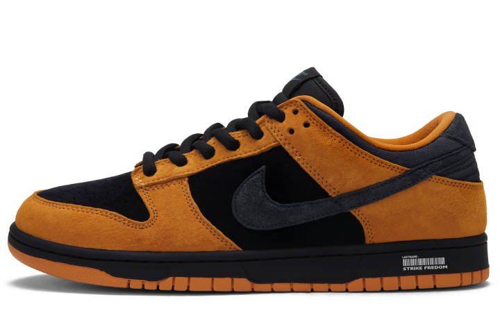 Nike Nike Dunk Along The Light, Soul Creation Low top Skateboard Shoes Unisex Black Orange