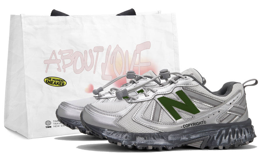 New Balance New Balance NB 410 V5 Low top Running Shoes Unisex Silver Green