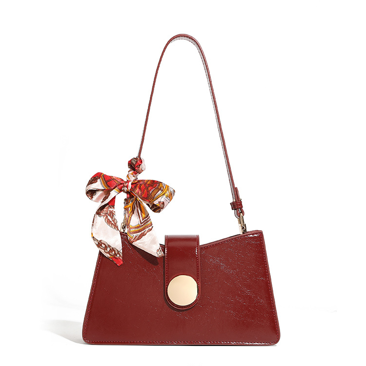 PAYOT Synthetic Leather Crossbody Bag, Shoulder Bag Regular Women's Burgundy