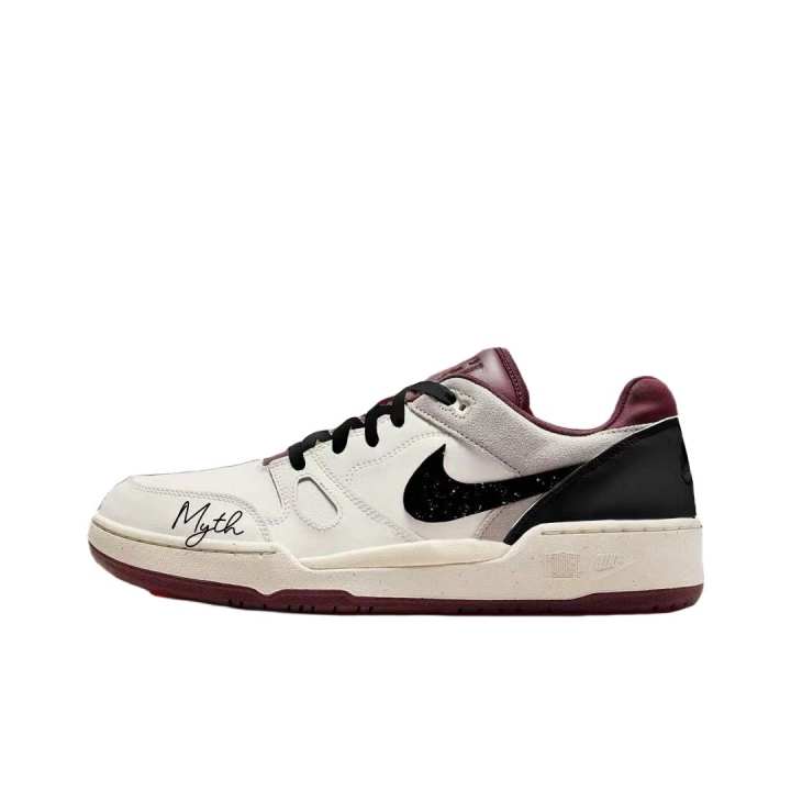Nike Nike Full Force Legend Star Cushioning, Wear Resistant Low top Skateboard Shoes Unisex White Red