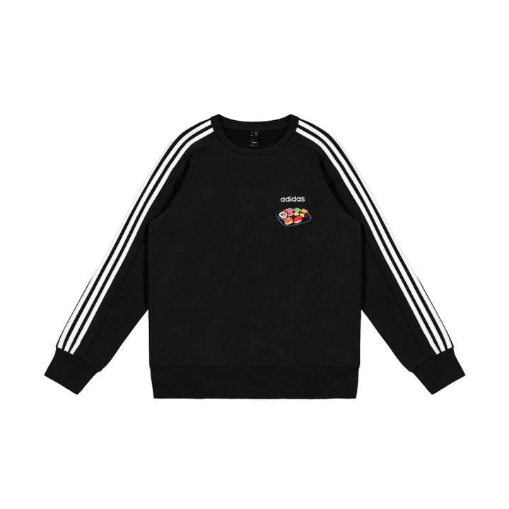 Adidas Adidas Sweatshirts Men's Black Crew Neck Moderate Regular