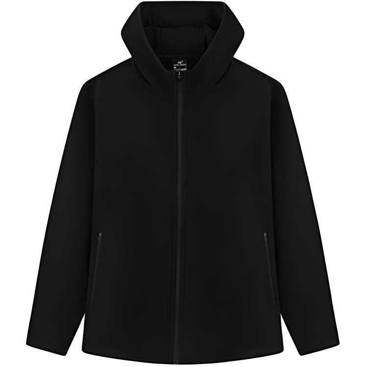 361° Jackets Men's Super Black Hooded Moderate Other