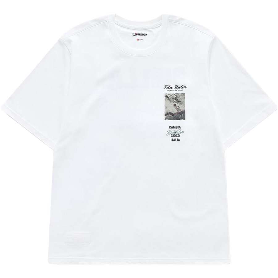 FILA FUSION T Shirt Men's Standard White