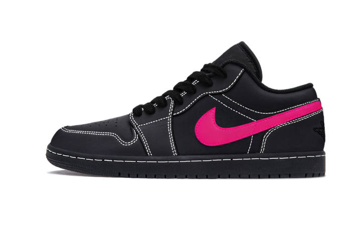 Jordan Jordan Air Jordan 1 Black Rose AJ Cushioning Abrasion Resistant Cushioning, Wear Resistant Low top
