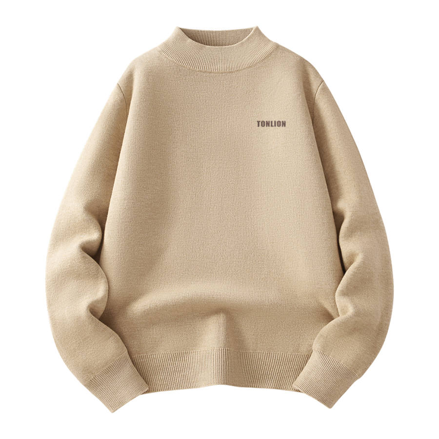 Tonlion Sweaters Unisex Half Turtleneck Moderate Other