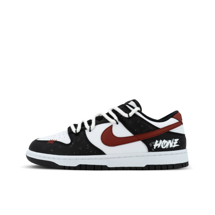 Nike Nike Dunk Gorilla Jiedian XJDD Scarlet Shadow Low top Skateboard Shoes Unisex Black Red