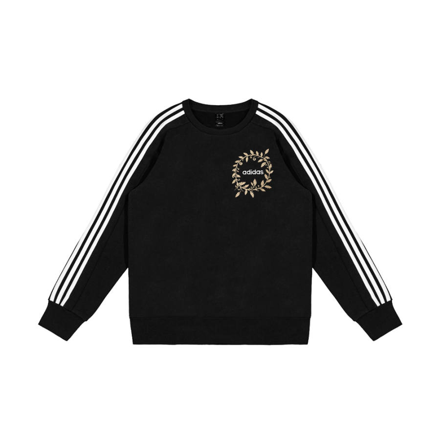 Adidas Adidas Sweatshirts Men's Black Crew Neck Moderate
