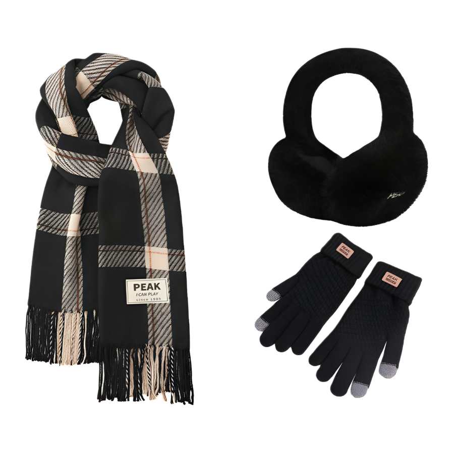 PEAK PEAK Polyester Knit Scarves Unisex