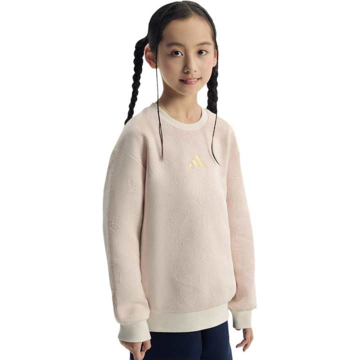 Adidas Adidas Sweatshirt Jade White/Light Pink Kids'