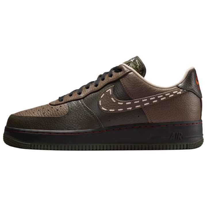 Nike Nike Air Force 1 Cushioning Skateboard Shoes Men's Brown Green