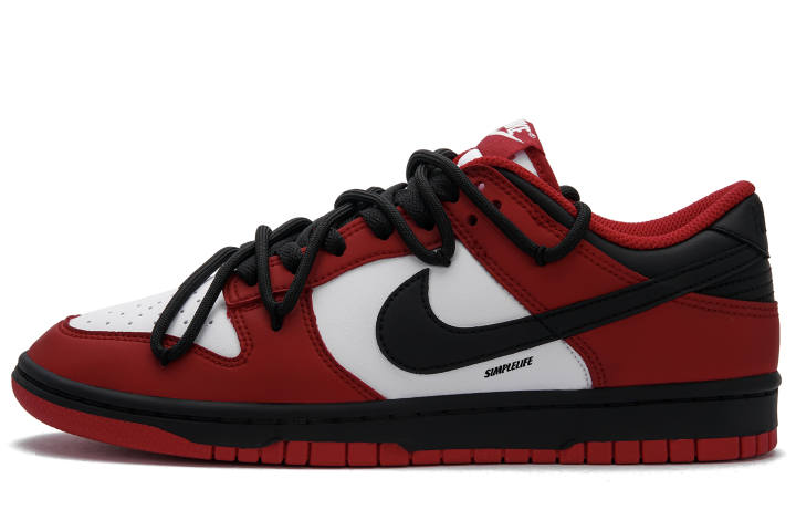 Nike Nike Dunk Flame, Soul Creation Low top Skateboard Shoes Unisex Black Red