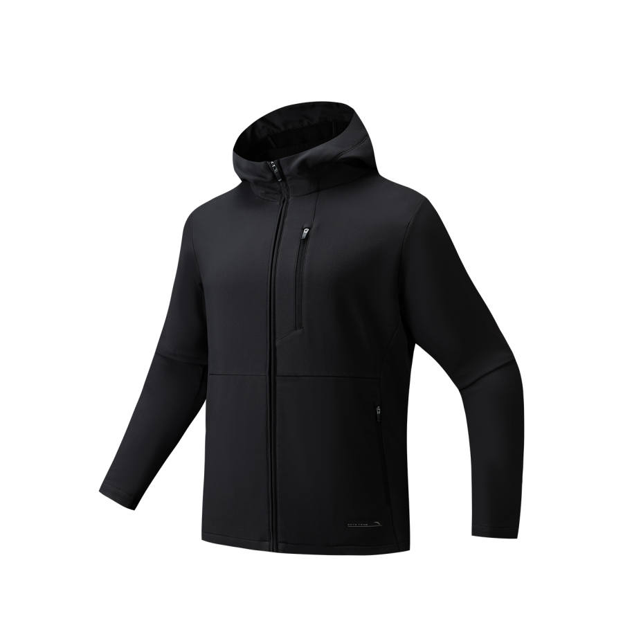 ANTA ANTA Jackets Men's Basic Black 3 Hooded Moderate Other