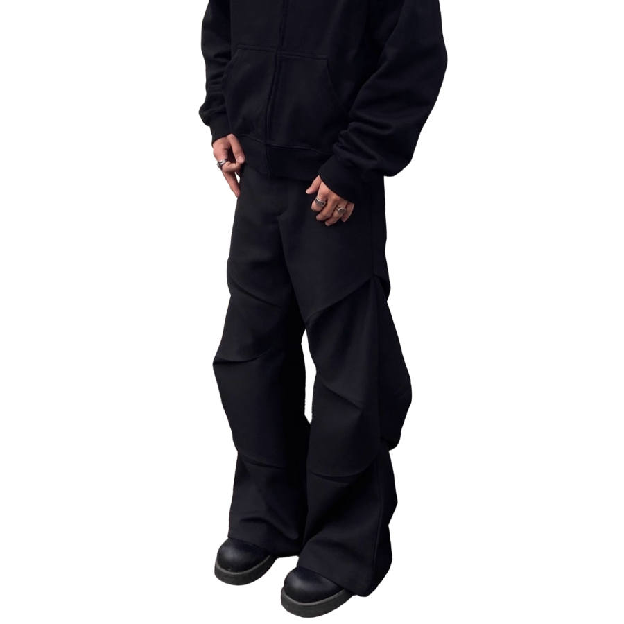 NEVER RULE NEVER RULE Suit Pants Unisex Thickened And Fleece Lined Suit Pants