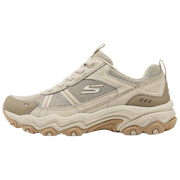Skechers OUTDOOR Abrasion Resistant Breathable Low top Chunky Sneakers Women's Beige