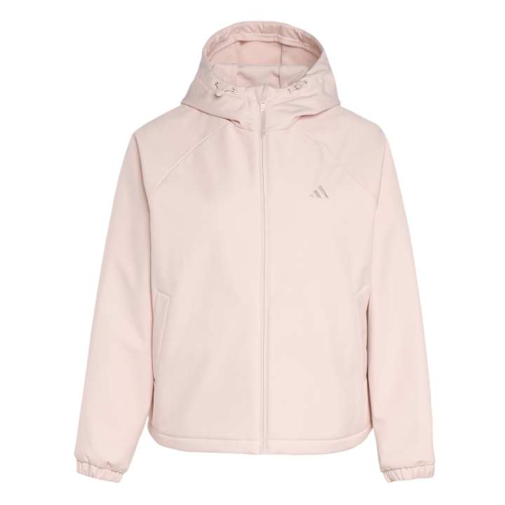 Adidas Adidas Softshell Fleece Lined Athleisure Hooded Loose Fit Softshell Jacket Women's