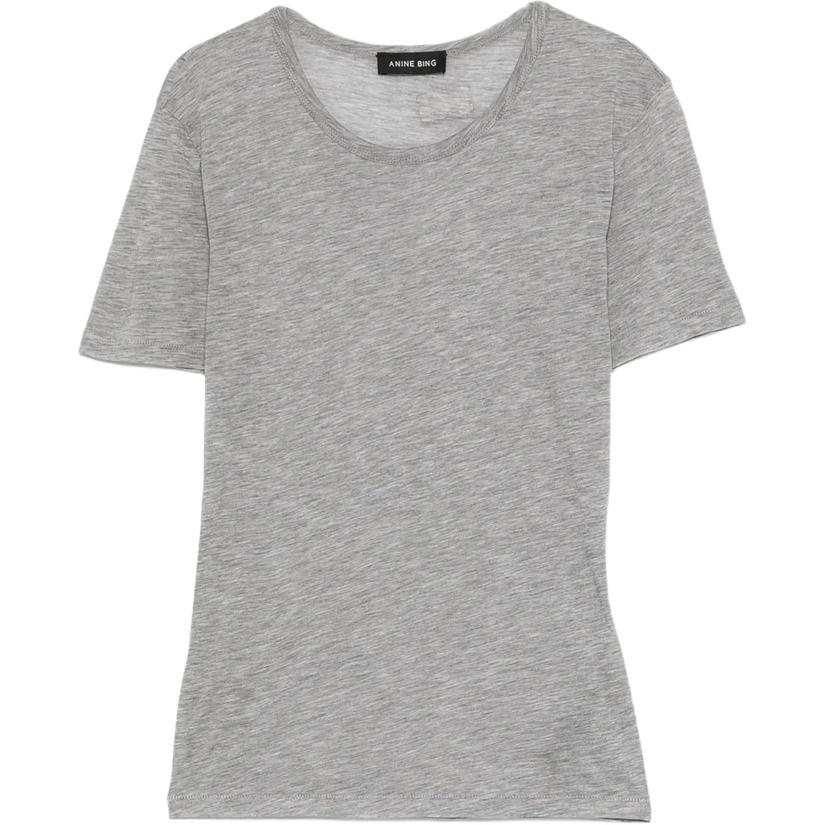 Anine Bing Scoop Neck T-Shirt