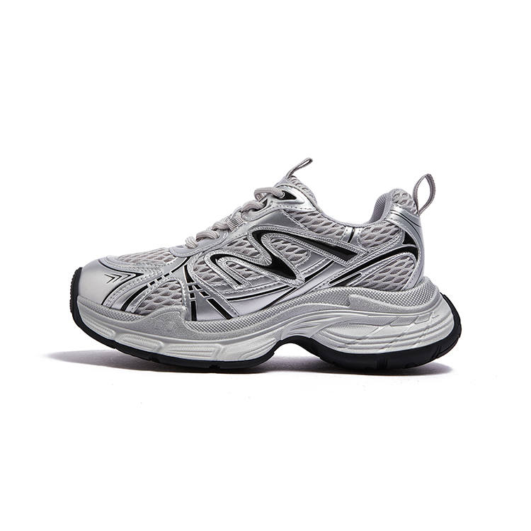 CAMEL CAMEL Chunky Sneakers Women's Low Top Silver/Black, Beige/Brown