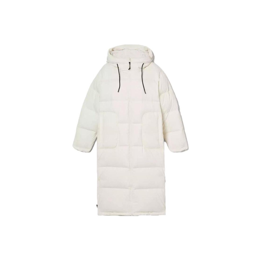 Timberland Recycled Down Long Puffer Jacket Women's White