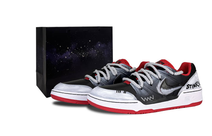 Nike Nike Full Force Thermal Abrasion Resistant Thermal Abrasion Resistant Low top Skateboard Shoes Men's Black Gray