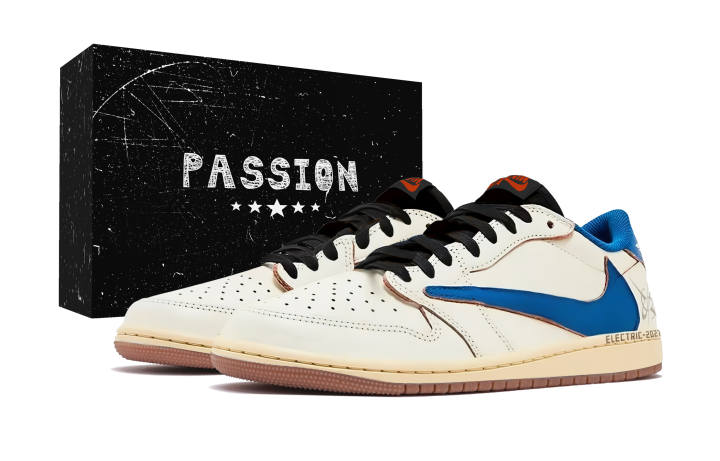 Jordan Travis Scott x Jordan Air Jordan 1 Starry Night Wish Box Abrasion Resistant Abrasion Resistant Low top