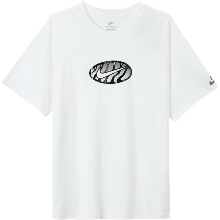 Nike Nike T Shirts Men's White Crew Neck Moderate Straight Fit