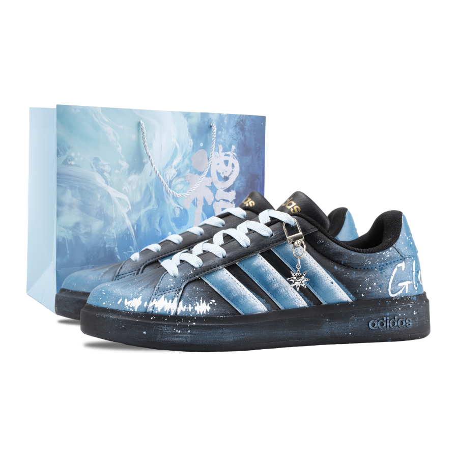 Adidas Adidas STREETTALK Starry Night Dusty Blue Abrasion Resistant Abrasion Resistant Low top Skateboard Shoes Unisex