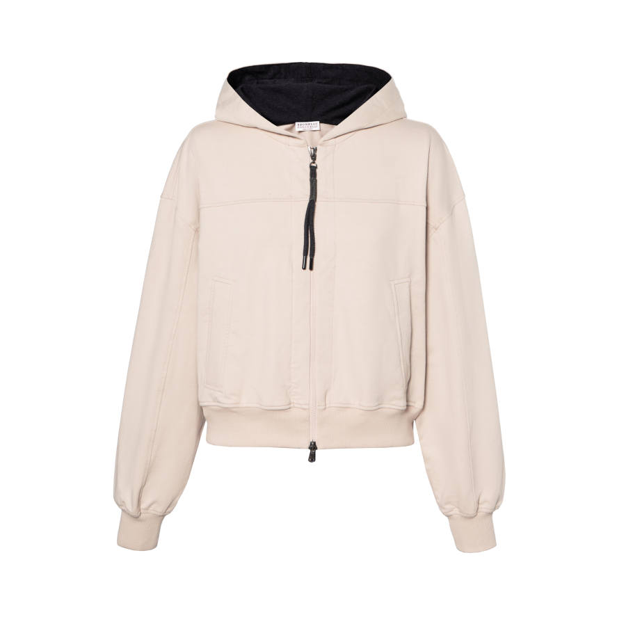 Brunello Cucinelli zip-up hooded sweatshirt