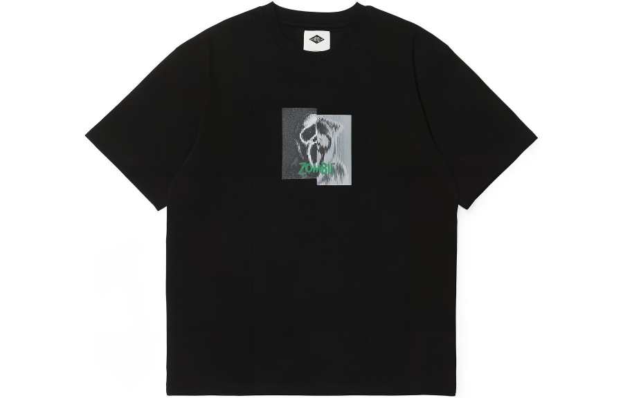 MADNESS T Shirts Unisex Black Crew Neck Moderate Straight Fit