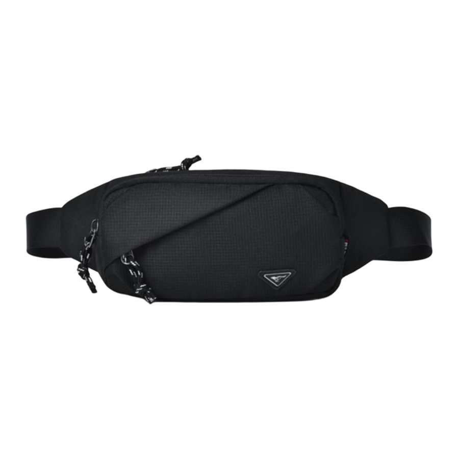 SEPTWOLVES Oxford Crossbody Bag Sling Bag Small Men's Black/Khaki