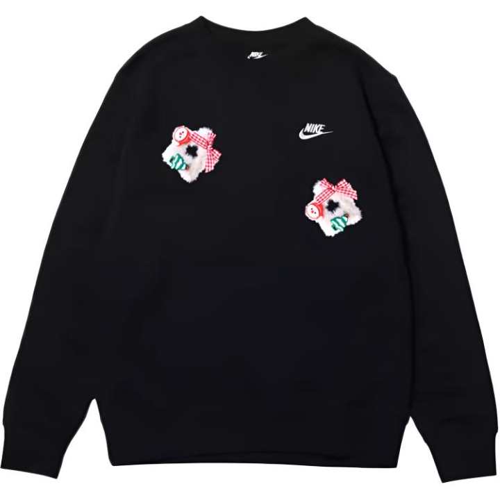 Nike Nike Sweatshirts Men's Black Crew Neck Moderate Regular