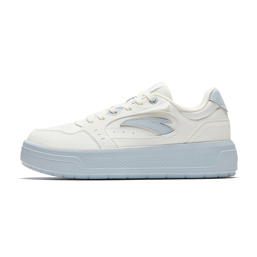 Anta Light Breeze 2 Cushioning Abrasion Resistant Cushioning, Wear Resistant Skateboard Shoes Women's White Blue