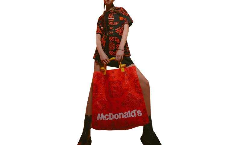 CLOT X McDonald's CLOT X McDonald's Shirts Unisex Black Red Crew Neck Moderate Other