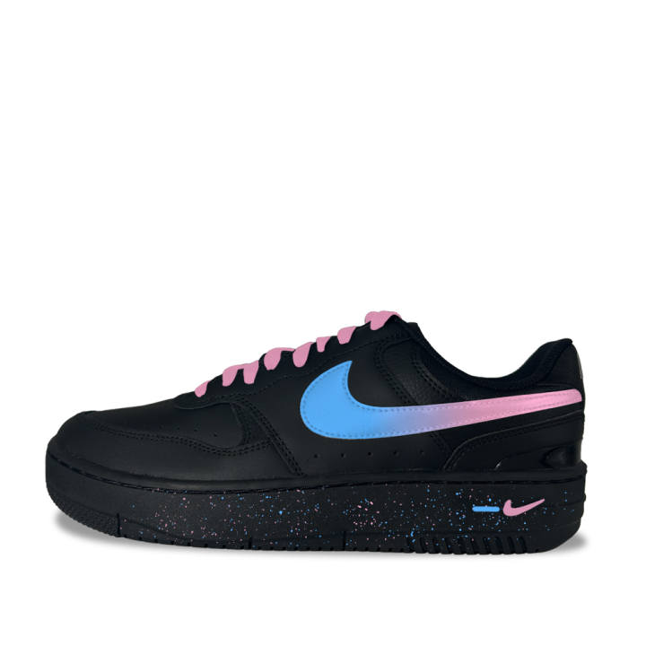 Nike Nike Gamma Force Dark Star Iridescent Synthetic Leather Abrasion Resistant Low top Skateboard Shoes Unisex Black