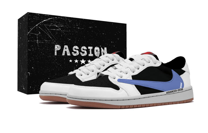 Jordan Travis Scott x Jordan Air Jordan 1 Night Messenger, Hook, Box Abrasion Resistant Abrasion Resistant Low top