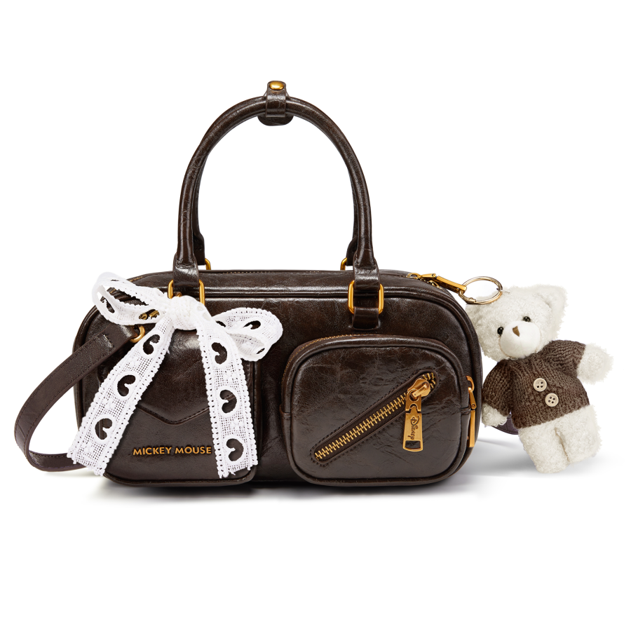 Disney Pu Crossbody Handbag Women's Dark Brown