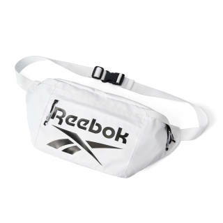 Reebok Fabric Sling Bag Regular Unisex Glacier White/Obsidian Black