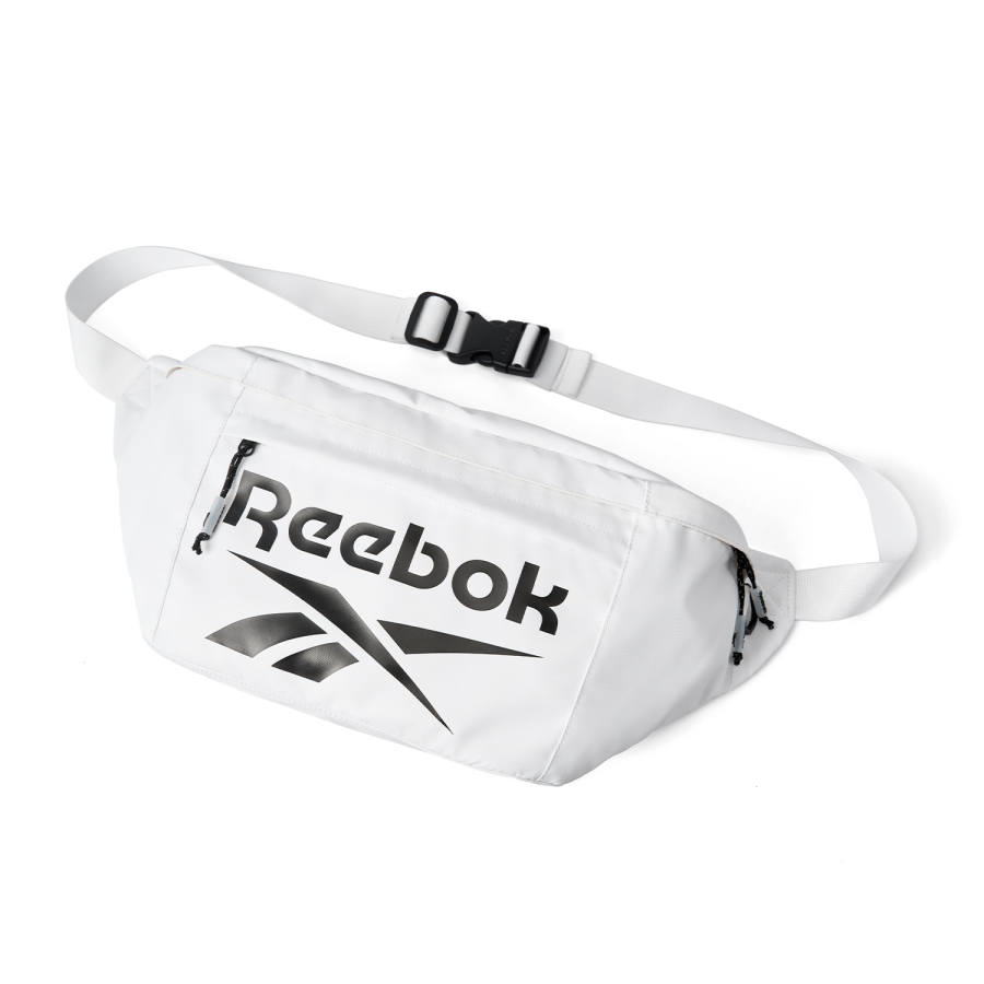 Reebok Reebok Fabric Sling Bag Regular Unisex Glacier White/Obsidian Black