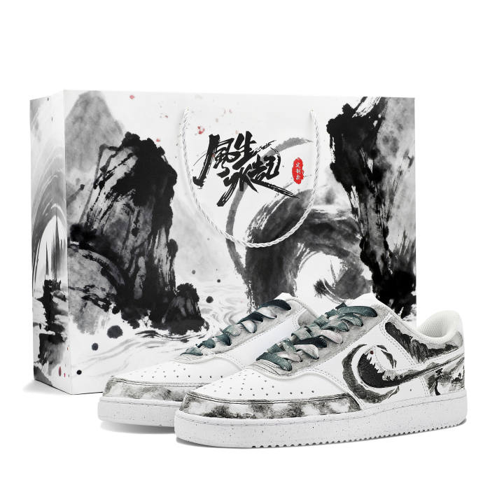 Nike Nike Court Vision 1 Cloud Ink And Serenity Low top Skateboard Shoes Unisex Black