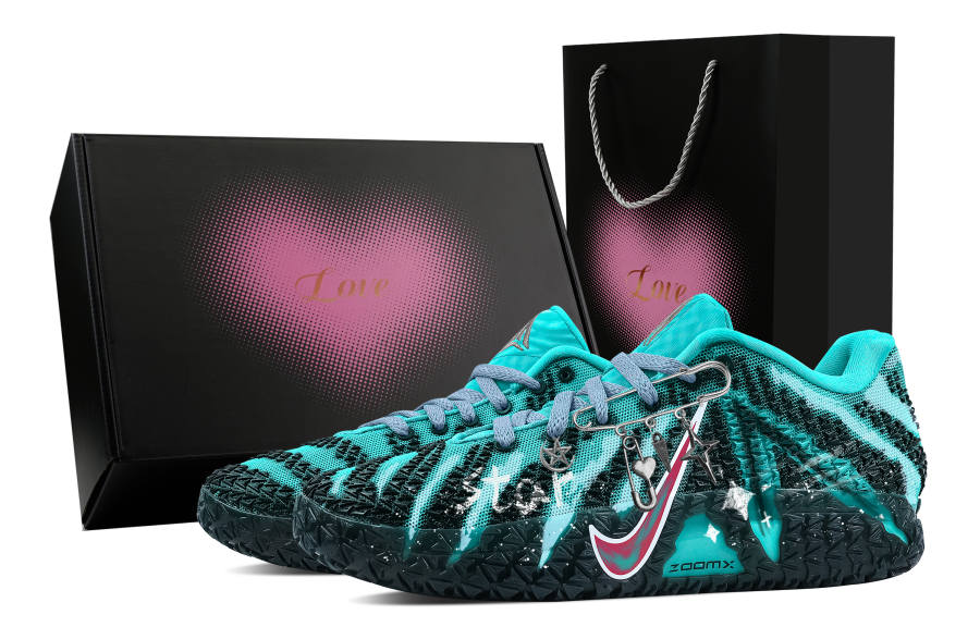 Nike Nike Ja Morant 3 Cosmic Star Halo, Heart Box Rebound Grip Low top Basketball Shoes Men's White Green