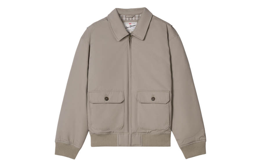 Levis Levis Jackets Unisex Light Khaki Lapel Moderate Workwear