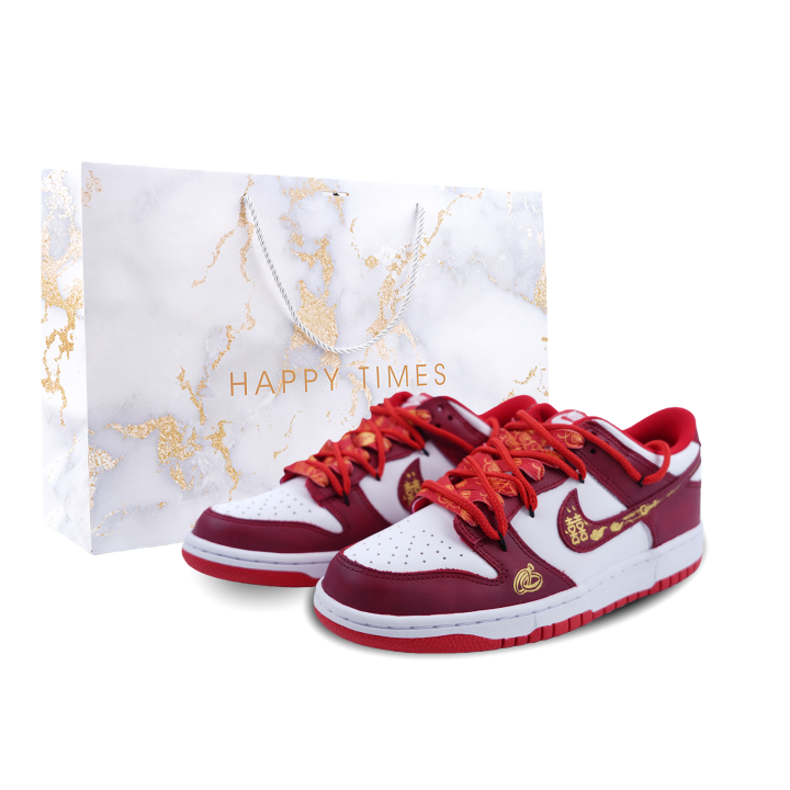 Nike Nike Dunk Wedding Shoes, Auspicious Dragon And Phoenix, Special Box New Chinese Style Low top Skateboard Shoes Men's