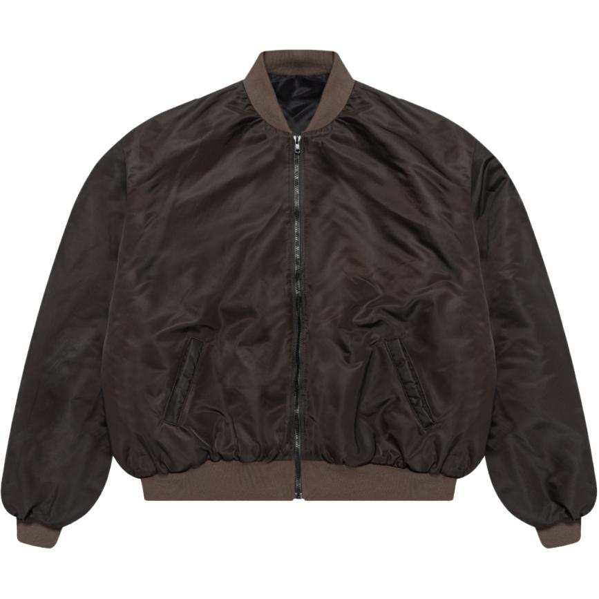 YEEZY FW25 Jackets Men's Brown Stand Collar Moderate