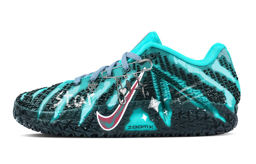 Nike Nike Ja Morant 3 Cosmic Star Halo Rebound Grip Low top Basketball Shoes Men's White Green