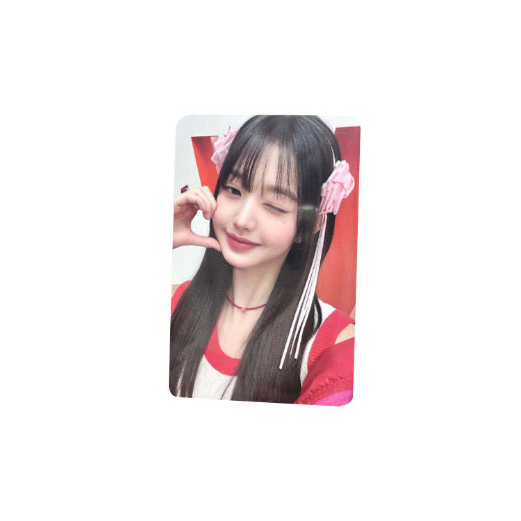 STARSHIP Entertainment Jang Won Young Red Edition Special Card, Round Photocards 1 Pc